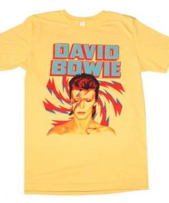DAVID BOWIE Aladdin Sane Gold T-Shirt DB
