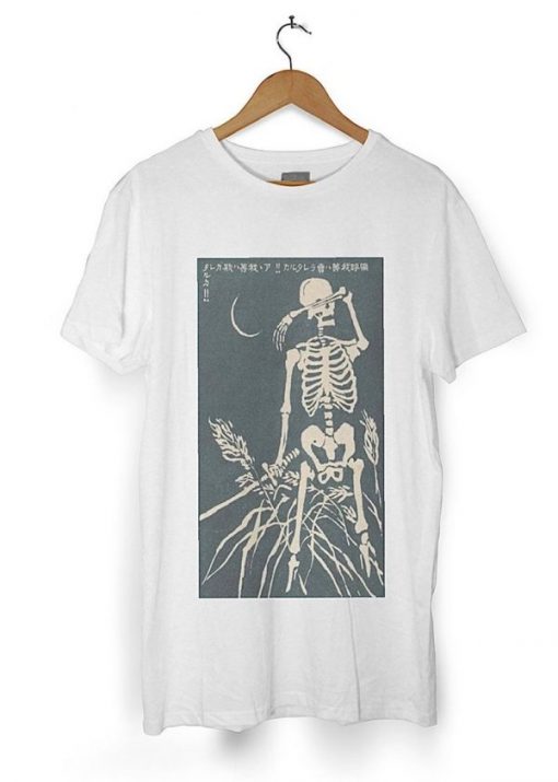 Vintage Japanese Skull Moon T-Shirt