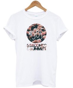 5 Seconds Of Summer Flower T-shirt THD