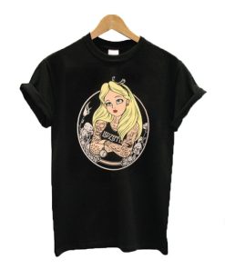 Alice in wonderland tattoo T-shirt
