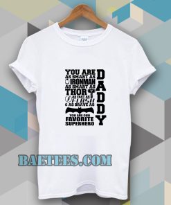 Daddy Superhero T-Shirts