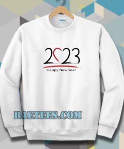 2023 Happy New year vector Sweatshirt TPKJ3