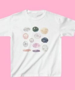Coquette Aesthetic Pearls Baby T-Shirt Hd